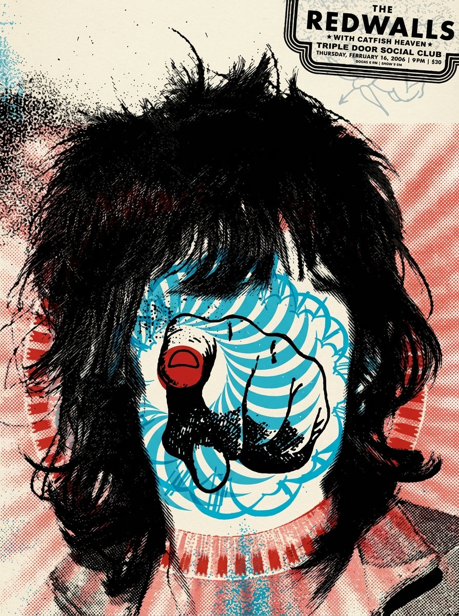 The Redwalls: Triple Rock 2008 Screen Print Poster